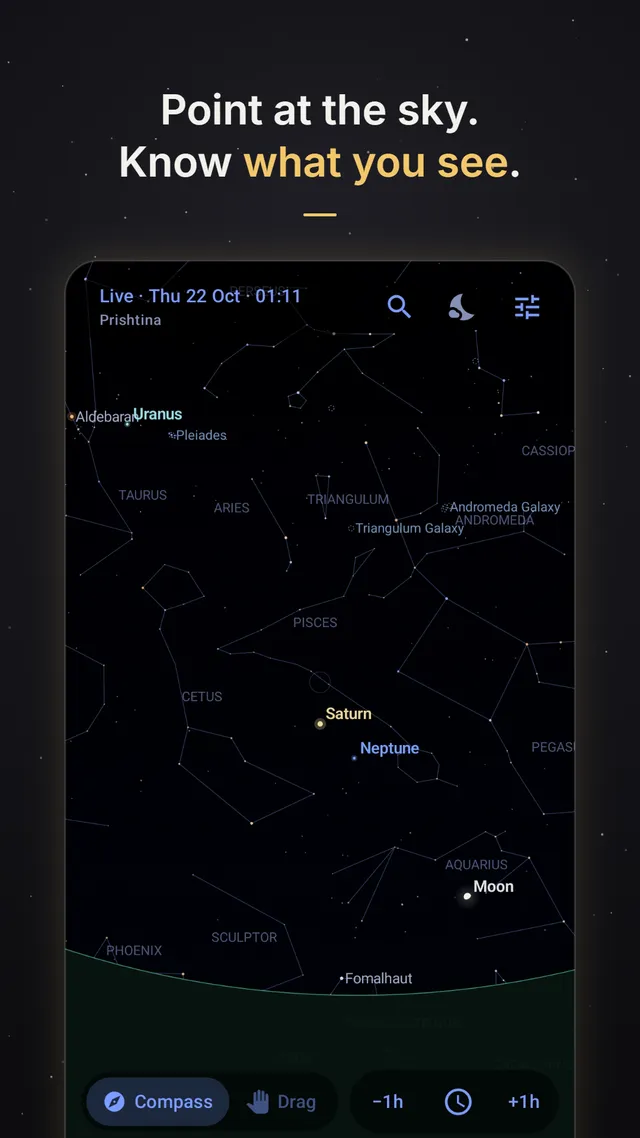 Cosmic Atlas – Live sky map